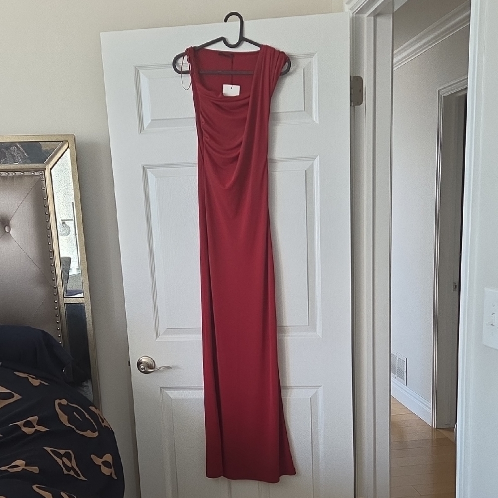 Nwt Zara Red Maxi Dress Size Small Valentines Day Dress!